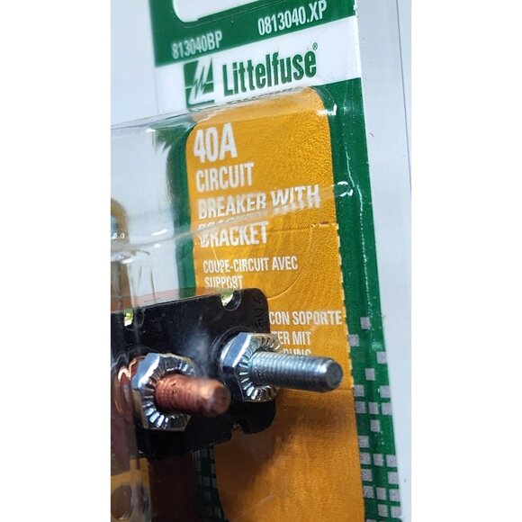 Adv Littelfuse 40A Circuit Breaker With Bracket - Picture 3 of 5